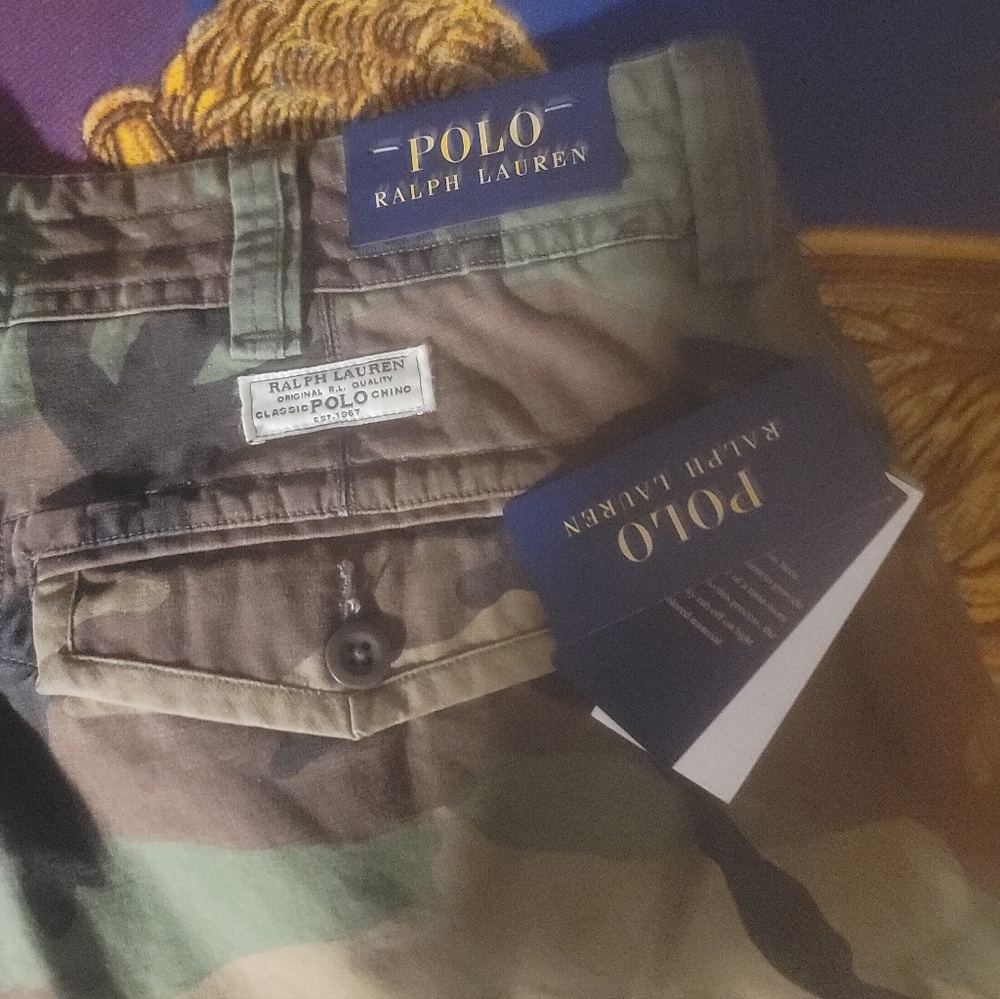 Polo Ralph Lauren Camo Chino Shorts - Picture 3 of 6